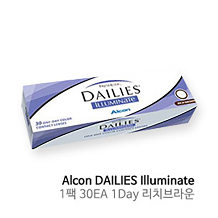 [알콘] 후레쉬룩 데일리스 일루미네이트 리치브라운